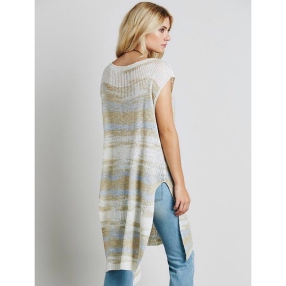 Free People Always Sunny Days Knit Tunic Top NWT - S - Picture 8 of 13